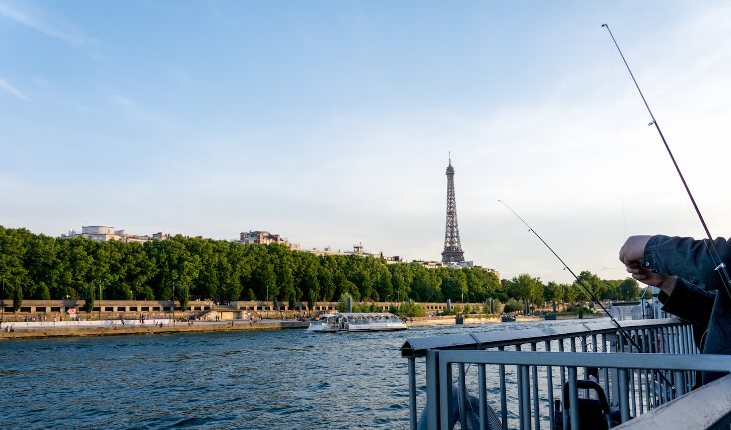 4 spots de pêche à Paris